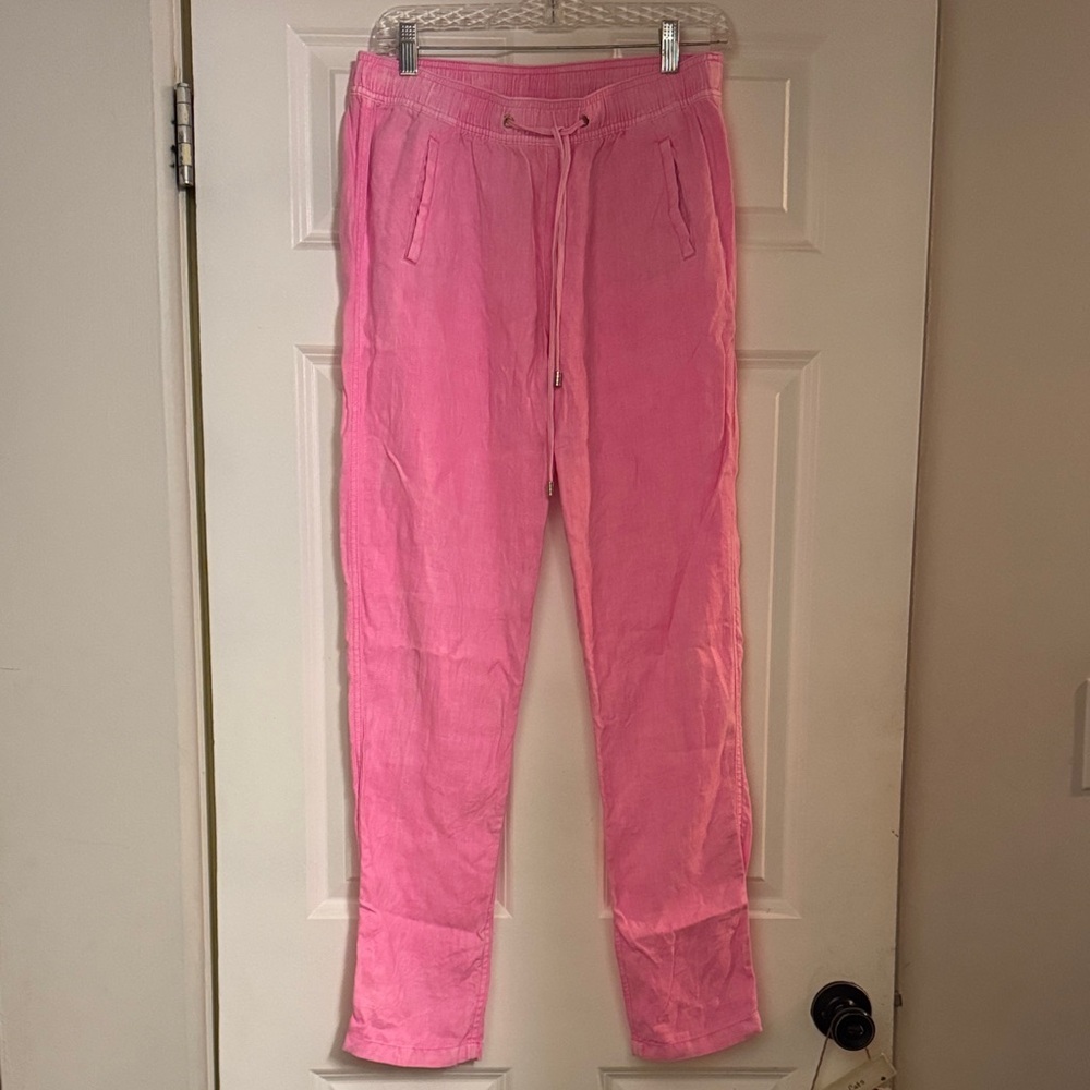 Lilly Pulitzer Pink Linen Pants